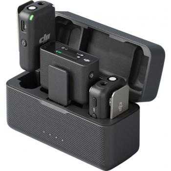 DJI Mic FCC Wireless Microphone Kit (2 TX + 1 RX + Charging Case)