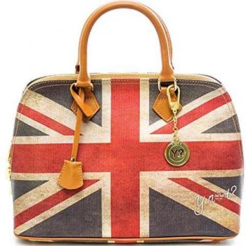 YNOT Bolso mujer flag vintage bugats M Uk Talla única