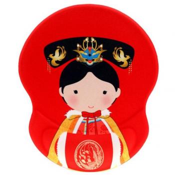 ll-coeur – alfombrilla de ratón Gaming con reposamuñecas ergonómico Gel Mousepad antideslizante Mouse Mat decorativo emperador reina azul Rouge-impératrice