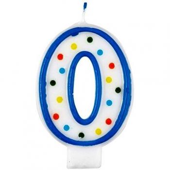 Amscan – 9900779 7,5 cm lunares número 5 vela de cumpleaños