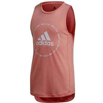 adidas Jg TR Bold Pr T Top Sin Mangas, Niñas, rosglo/Blanco, 170