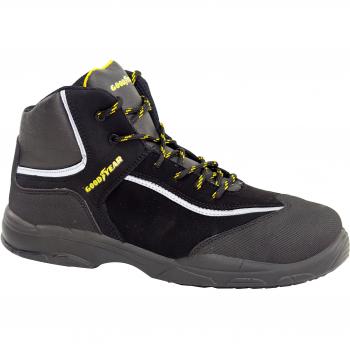 Goodyear G1388602C - Bota en piel nobuk, color negro