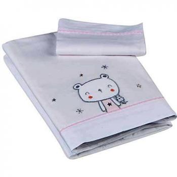 Bimbi Pirulos Tript.Sab.100% Alg.80X140 009 Os.Polar 151 14 - Sábanas, unisex