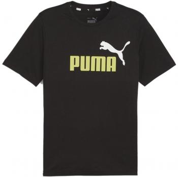 Camiseta Puma Essentials Manga Corta con Logo de 2 Colores