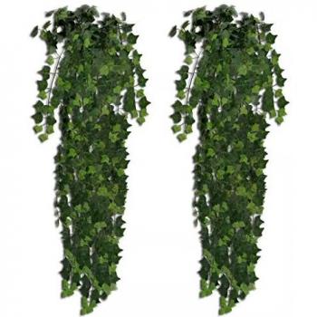 vidaXL 2 pcs Artificial Ivy Bush 90 cm Green