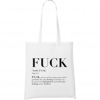 Fuck Verb Bolsa Negro