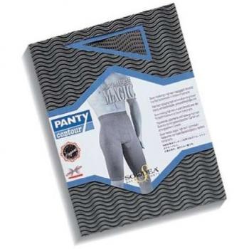 Boxer Contour Masculino Mediolargo Elástico con Costuras Planas Negro Talla L