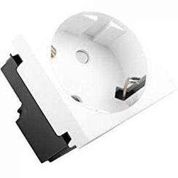 lanberg Roseta Pared 230V SCHUKO 16A Tool-Less Blanco