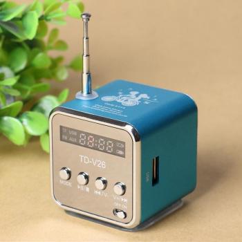 Altavoz Estéreo Portátil Mini FM TF AUX TD-V26