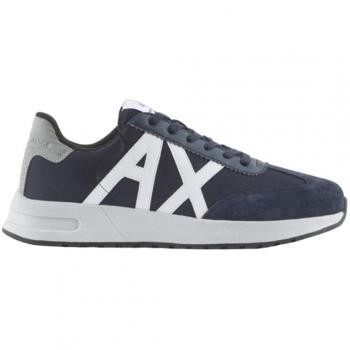Armani Exchange Multicolour Leather Men's Sneakers - Blue, Sizes: 6 UK, 7 UK, 9 UK, 11 UK