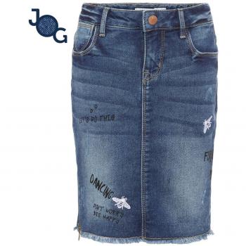 Name It - Falda - para niña Azul azul vaquero 38