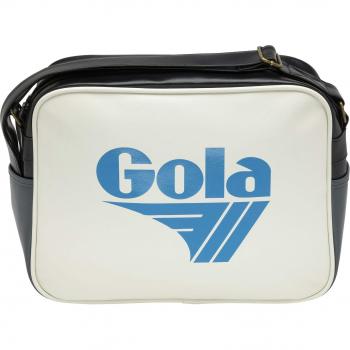 Gola Redford Unisex Messenger Bag - Off White/Blue/Grey, 36 cm
