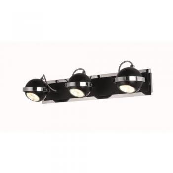Lámpara de Techo Marc, Metal Negro, 14x43,5x14 cm