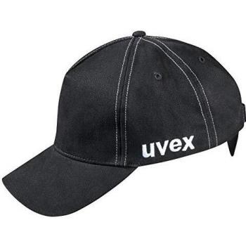 Uvex Uxucap - Casco ligero antigolpes color negro, talla 60-63 cm
