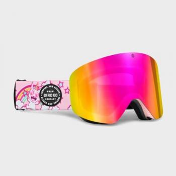 Gafas de Esquí Siroko GX Snow Unicorns Multicolor con Espejo Rosa CAT3 para Niños y Adultos