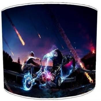 Premier Lampshades - Techo Meteor Naufragio Resumen Lamp shades, 30,5 cm