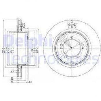 Disco de freno DELPHI BG3811