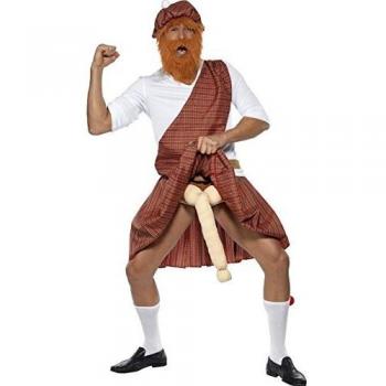 MENS WELL HUNG HIGHLANDER COSTUME - LARGE