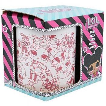 TAZA CERAMICA 325 ML CON CAJA | LOL SURPRISE ROCK ON