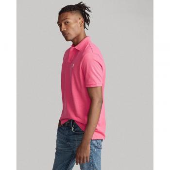 Polo Ralph Lauren Custom Slim Fit Men's Polo Shirt 100% Cotton Pink, Size XL