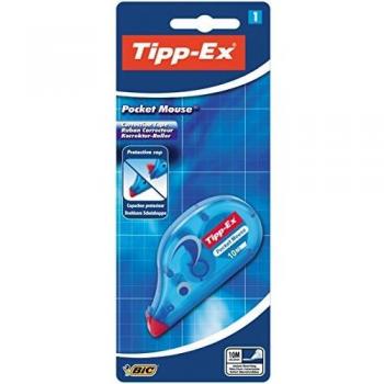 Tipp-Ex Pocket Mouse Cinta Correctora – 10 m x 4,2 mm, Blíster de 1 Unidad