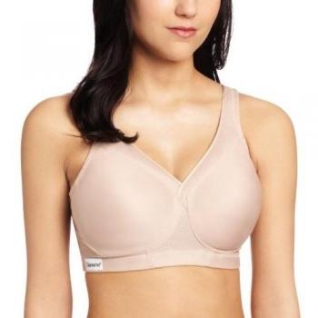 Glamorise Seamless MagicLift Sports Bra - Coffee Color - Women's Underwear 34-DD