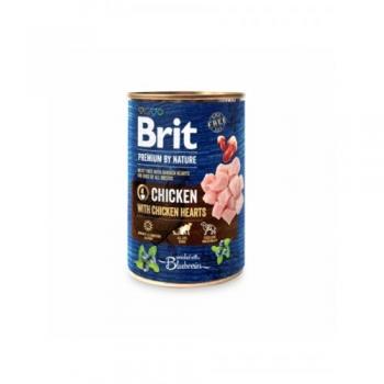 Brit Premium Chicken and Hearts - Wet Dog Food 400g