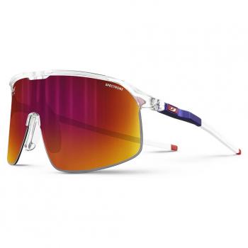 Gafas Julbo Density Capsule GFDJ cristal/metalico BLEU Spectron 3CF Azul y Julbo Density Groupama-FDJ transparente con lente Spectron 3 naranja