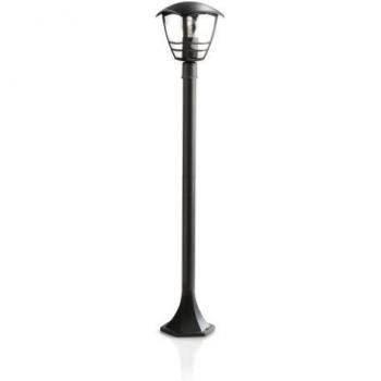 Philips myGarden Creek - Farol, iluminación exterior, 1 bombilla de 60 W, color negro