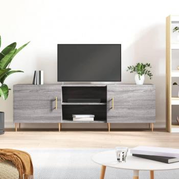 Mueble para TV de madera de ingeniería gris Sonoma 150x30x50 cm