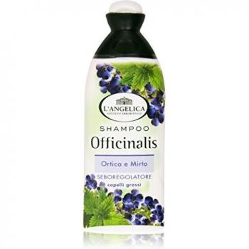 Champú L'Angelica Officinalis Seboregulador con Extractos de Ortiga y Mirto, 250 ml - Sin Parabenos ni Siliconas