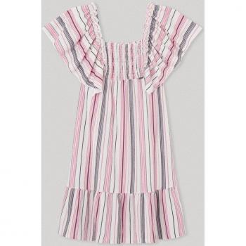 Pepe Jeans Regina Striped Square Neck Girl's Dress