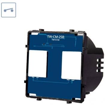 Interruptor táctil doble LEDBOX KOOB con sistemas de control