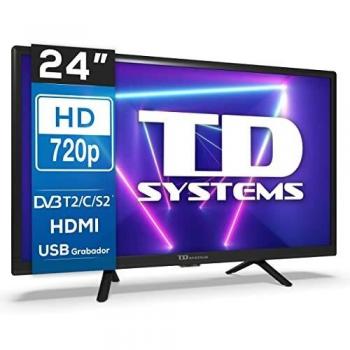 TD Systems - Televisores 24 Pulgadas Led, 3 años de garantía - K24DLC16H Modelo 2022