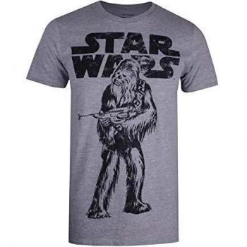 Star Wars Chewie Logo Camiseta, Gris