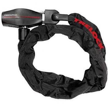 Trelock Unisex - Cadena antirrobo Adulto 2232513908 Negro 85cm/Ø7mm