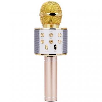 Micrófono Inalámbrico Bluetooth para Karaoke con Altavoz y Grabador, Micrófono de Mano Profesional para KTV en Casa