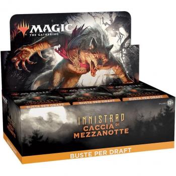 Magic the Gathering Innistrad Caza de Medianoche Caja de Sobres de Draft Italiano - 36 Sobres de 15 Cartas