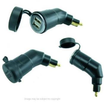Moto DIN Hella Conector Dual Cargador USB para Móvil/GPS Navegación Satélite