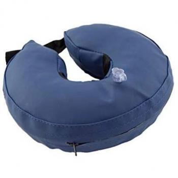 Collar Protector Inflable para Perros XS, 20-24 cm, Azul