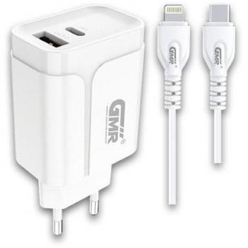 Cargador USB PD 20W con cable Lightning