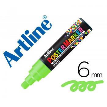 Rotulador Artline Poster Marker EPP-6-Ver Fluorescente 6 mm