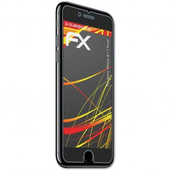 atFoliX Película Protectora Compatible con Apple iPhone 8/7 Front Lámina Protectora de Pantalla, antirreflejos y amortiguadores FX Protector Película