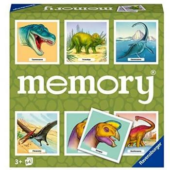 Memory - Dinosaurios: Juego de Mesa Educativo Ravensburger con Cartas de Memoria