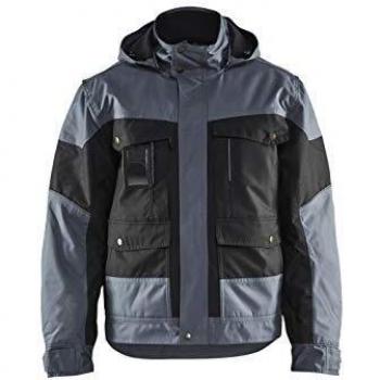 Chaqueta de trabajo Blaklader 4886 - L - Gris/Negro con capucha para invierno
