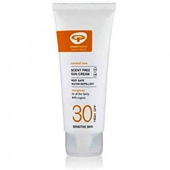 Green People SPF30 - Loción solar sin aroma, tamaño de viaje, 100 ml