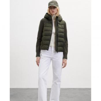 Ecoalf - Jersey de mujer con capucha y mangas de punto Denali