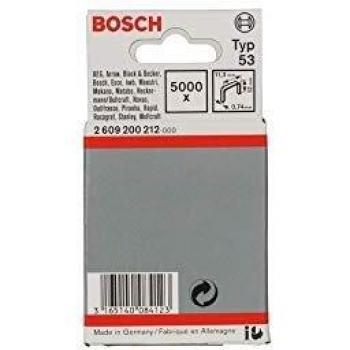 Bosch 2 609 200 212 - Grapa de alambre fino tipo 53-11,4 x 0,74 x 12 mm