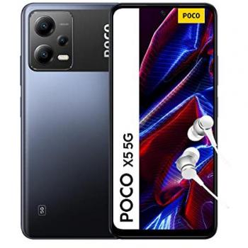 Smartphone Xiaomi Poco X5 5G Negro 128GB, 6GB RAM, Pantalla AMOLED FHD+ de 6.67, Cámara Triple de 48MP, Dual SIM, Versión Global
