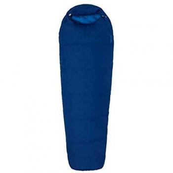 Marmot Nanowave 50 Semi Rec Saco de Dormir Mummy, Ultraligero, de Verano, para Acampar y Trekking, Hombres, Azul